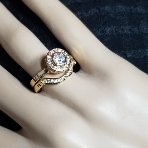 Hera Bridal Set - Solid Brass - AAA Austrian CZ - Picture 8 of 8